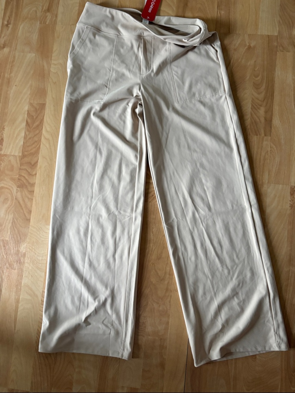 G4free Wide Leg Women’s Pants in Light Beige